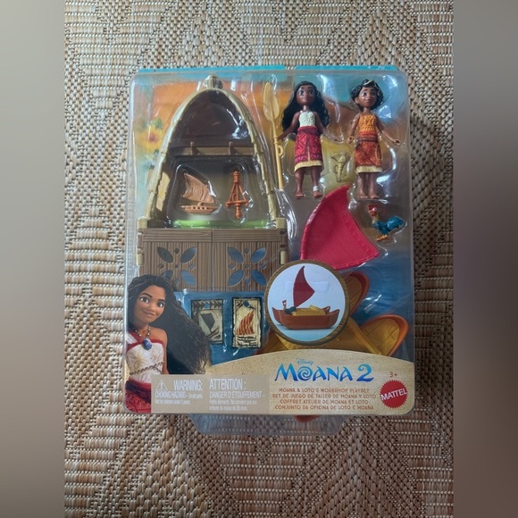 Disney Other - Disney Moana 2 - Moana & Loto's Workshop Play Set,Dolls & Accessories,NWT